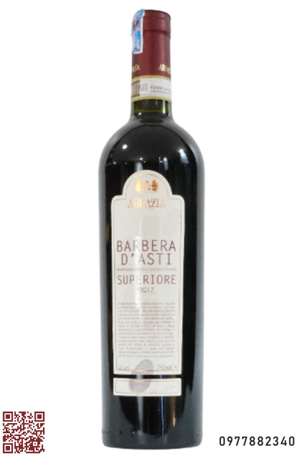Rượu vang Abbazia Barbera d’Asti D.O.C.G Superiore