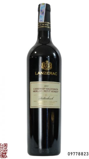 Rượu vang Lanzerac 3 nho Stellenbosch