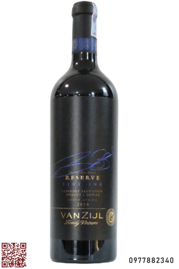 Rượu Vang VanZijl Reserve Blue Ink